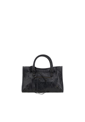 Balenciaga Black Calf Leather Bos Taurus Shoulder Bag