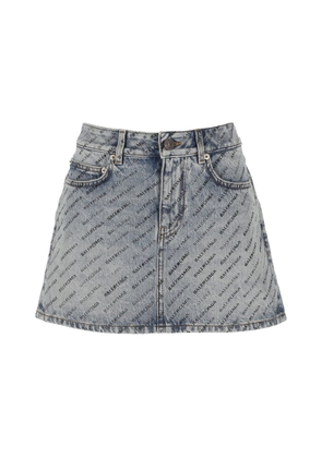 Balenciaga Blue Denim Skirt - 40