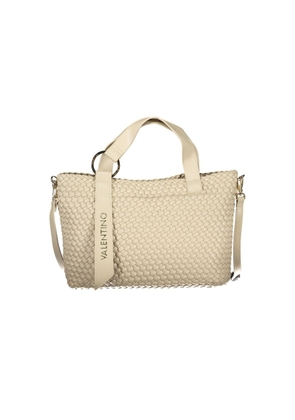 Mario Valentino Beige Polyurethane Women Handbag