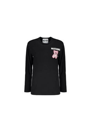 Moschino Couture Black Cotton T-Shirt - XS