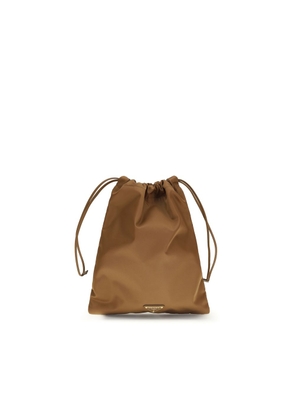 Prada Brown Recycled Polyamide Shoulder Bag