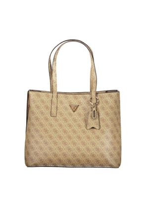 Guess Jeans Beige Polyurethane Women Handbag