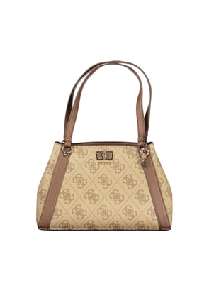 Guess Jeans Marrone Poliuretano Women Handbag