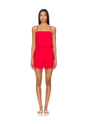 Bobi Romper in Red. Size XL. Also in XS.