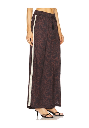 Agua Bendita X Revolve Winter Wild Long Pants in Brown. Size S. Also in XS, XXL.