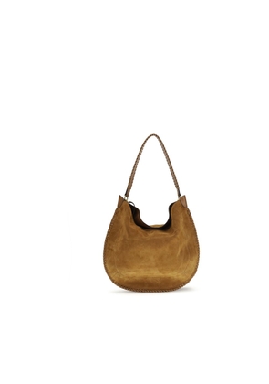 Isabel Marant Brown Calf Leather Bos Taurus Shoulder Bag
