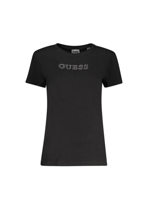 Guess Jeans Black Cotton Women T-Shirt - XS