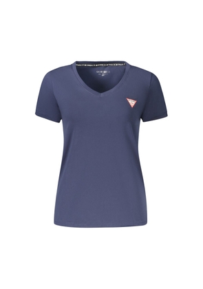Guess Jeans Blu Cotton Women T-Shirt - XS