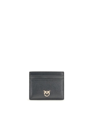 PINKO Gray Calf Leather Bos Taurus Wallet