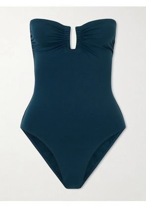 Eres - Les Essentiels Cassiopée Bandeau Swimsuit - Blue - FR 38,FR 40,FR 42,FR 44,FR 46