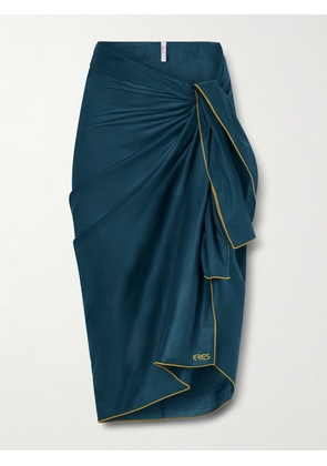 Eres - Cabine Cotton-voile Pareo - Blue - One size