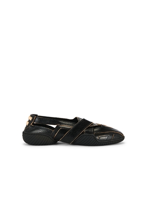 Miista Loda Ballerina Flat in Black. Size 37. Also in 38.