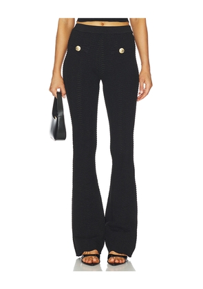retrofete Joliet Knit Pant in Black. Size M. Also in S, XS.