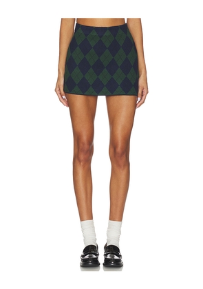 Show Me Your Mumu Cher Mini Skort in Green. Size M. Also in S, XS.