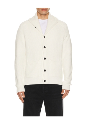 Reiss Cannon Cardigan in White. Size S. Also in XL/1X.