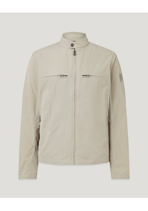 Belstaff Grid Jacket Men's Alpha Nylon Dark Sand Size 2XL