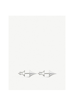 Womens Shaun Leane Rose Thorn Sterling Silver Earrings