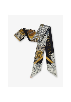 Womens Bvlgari Heritage Alchemist Slim Silk Scarf