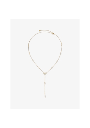 Womens Carat London Mimosa 18ct Yellow Gold Vermeil and Cubic Zirconia Necklace