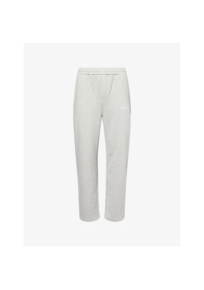 Mens Belier Logo-Embroidered Straight-Leg Cotton-Jersey Jogging Bottoms