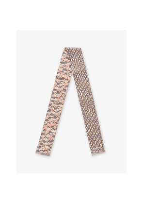Womens Marni Printed Slim Silk Scarf