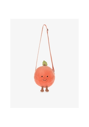 Womens Jellycat Amuseables Peach Soft Shoulder Bag 18cm