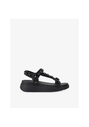 Womens Carvela Novara Woven Flatform Sandals