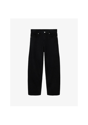 Mens Allsaints Curve Barrel-Leg Jeans