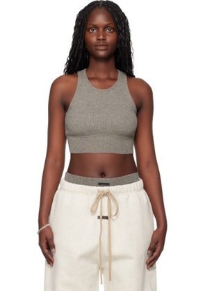 Fear of God ESSENTIALS Brown Holiday Waffle Sport Tank Top