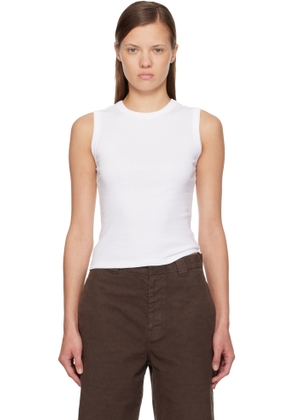 FLORE FLORE White Esmé Tank Top