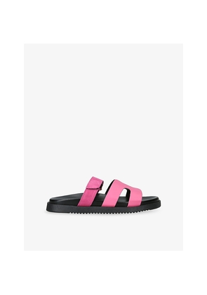 Womens Steve Madden Missile Leather Sandals