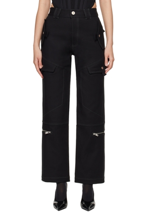 Dion Lee Black Tactical Cargo Pants