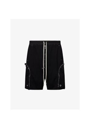 Mens Rick Owens Drkshdw Bauhaus Zipped-Pocket Cotton-Jersey Shorts