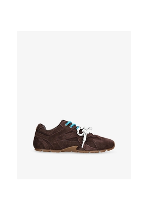 Womens Steve Madden Aziel Suede Trainers