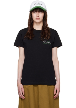 A.P.C. Black JJJJound Edition 'Hôtel Souvenirs' T-Shirt