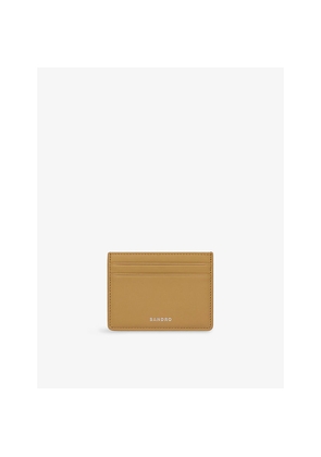 Mens Sandro Logo-Embossed Leather Cardholder
