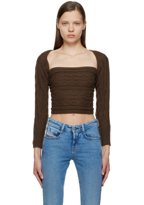 Gimaguas SSENSE Exclusive Brown Mariona Sweater