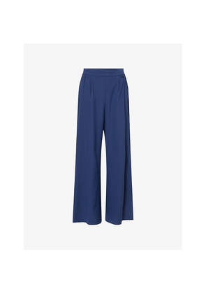 Womens Nike 24.7 Perfectstretch Dri-Fit Wide-Leg Woven Trousers