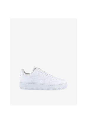 Womens Nike Air Force 1 '07 Suede and Canvas Trainers