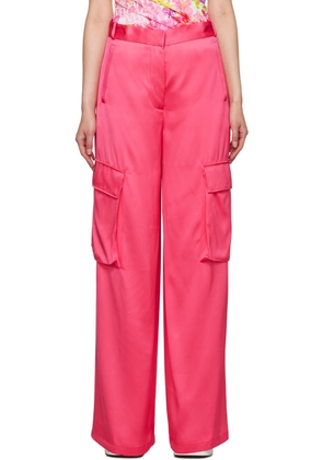 Versace Pink Cargo Pocket Trousers