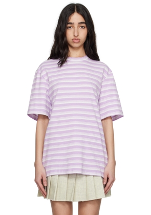 Rabanne White & Purple Oversized T-shirt