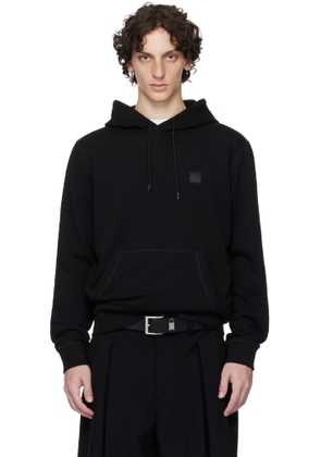 BOSS Black Regular-Fit Logo Patch Hoodie