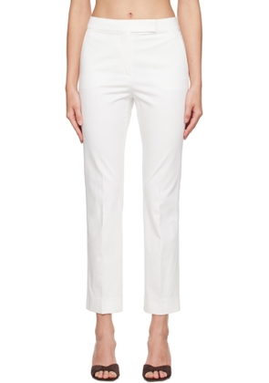 Max Mara Off-White Okra Trousers