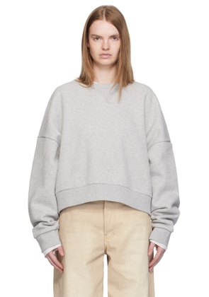 Entire Studios Gray Box Crew Sweatshirt