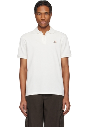 Moncler White Archivio SS Polo