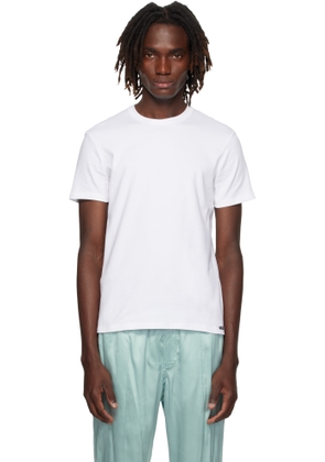 TOM FORD White Cotton Crewneck T-shirt