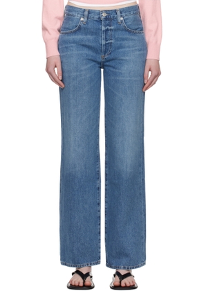 Citizens of Humanity Blue Annina High Rise Wide Leg 33 Jeans
