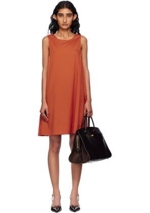 Max Mara Orange Campale Minidress