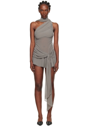 GUIZIO Gray Cyrielle Minidress