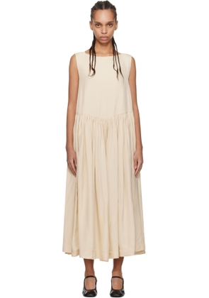 CASEY CASEY Beige Pomme Midi Dress